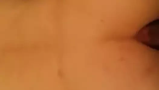 Sıska beyaz esmer derin siyah anal