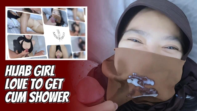 Asyalı tesettürlü kız döl duşu almaya bayılıyor - minokiiko derlemesi