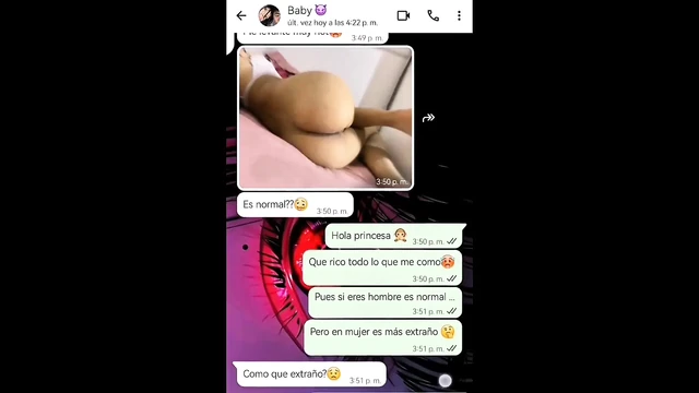 Kız arkadaşımla ateşli whatsapp sohbeti mutlu sonla bitiyor - nati sweet - natasha caseros