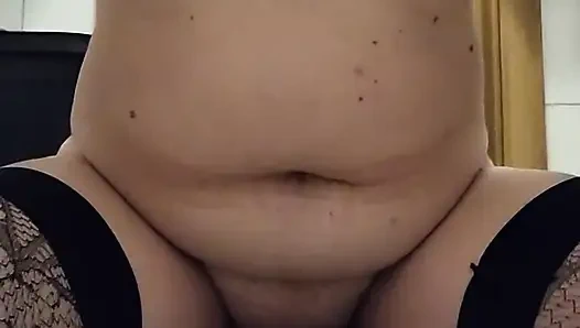 Vibratör ve dildo kullanarak orgazm kontrolü eğitimi, orgazmla doruğa çıktı