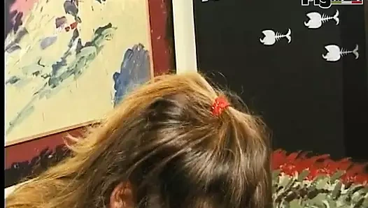 Kıllı sürtük seviyor için almak iki musluklar içinde ona kedi içinde arzu ile çift nüfuz sahne 04 itibaren the film il troione