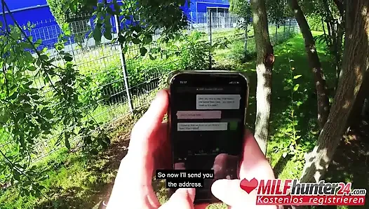 Harleen van Hynten için parkta yaramaz sikiş randevusunda! MILFhunter24