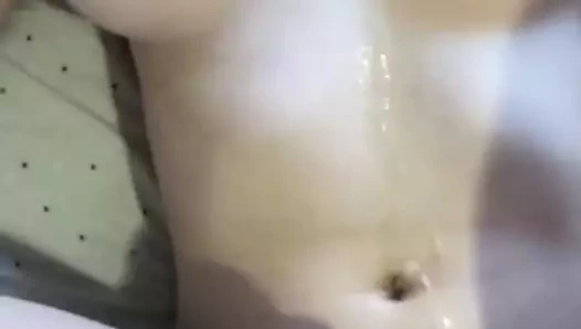 Sikme büyük baştankara traş kız arkadaş için vücut cumshot