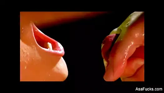 Erotik kahrolası ile bir iliklerine kadar ıslak asa akira