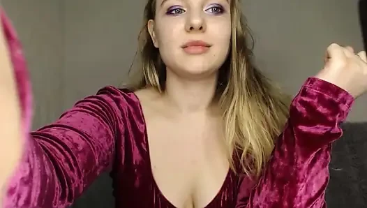 Bbw jucielussie in stockings sexy fingering pussy