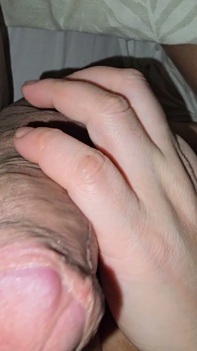 Step mom checks step son's dick and give him a handjob while he has an erection | Clip 1