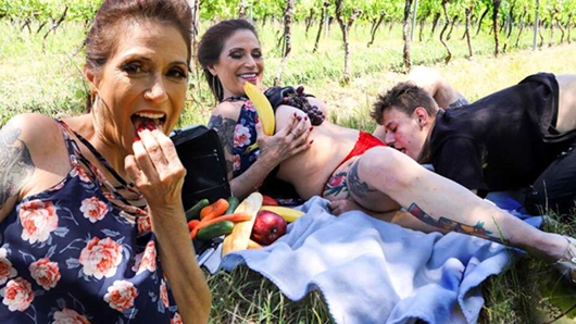 Piknikte muzun tadını çıkaran bir puma buldum