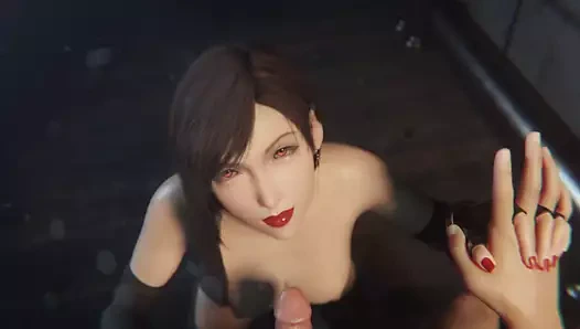 Tifa lockhart kırmızı ruj oral seks üstsüz