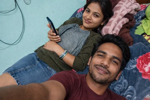 Indian daughter in law American Stepsister Romantic Video By -Snapchatenglish