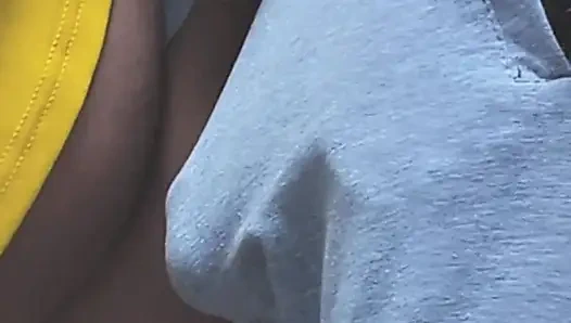 Girl Caught In Public Bus While She Stroking Stranger's Cock Until Ejaculation