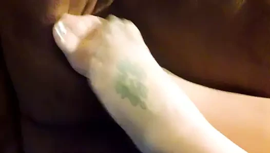 karısı naylon çorap ayak oyun