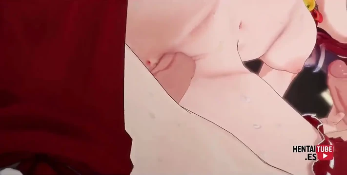 Hentai - seksi tilki kız elle muamele ve üçlü sekste sikiliyor - Asyalı Japon manga anime oyunu porno