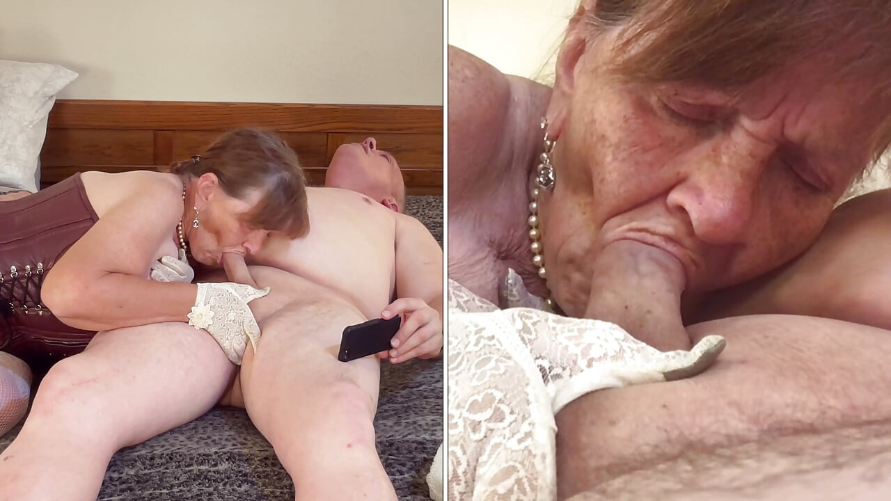 Granny Norma Jean: White Gloved Cock Sucking Old Hollywood Slut 9125CAMS26M
