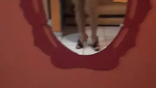 çorap tease tv - seksi külotlu çorap crossdresser