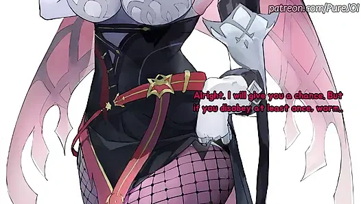 Rosaria from Genshin Impact makes your cock suffer (Edging JOI)