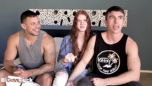 Gerçek hayattaki çift Latin King ile biseksüel seksi deniyor