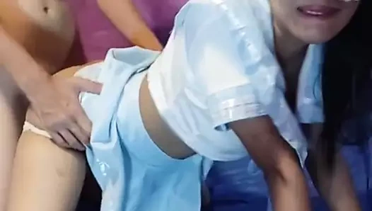 Japon öğrenci sikme köpek stili