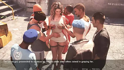 Karı ve üvey anne awam - sıcak sahneler #22 göğüsler gösteri ve dokunuşlar - 3d oyun