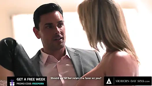 Modern zamanların günahları - karım rachael cavalli'ye ateşli piliçle 3'lü bir teklifte bulundum