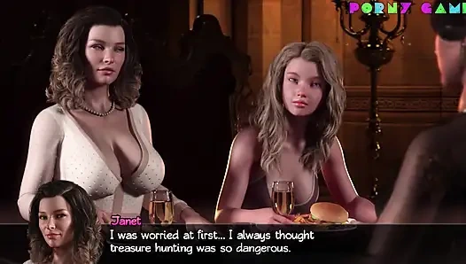 Nadia'nın hazinesi - hazine odasında rimjob (1-3)