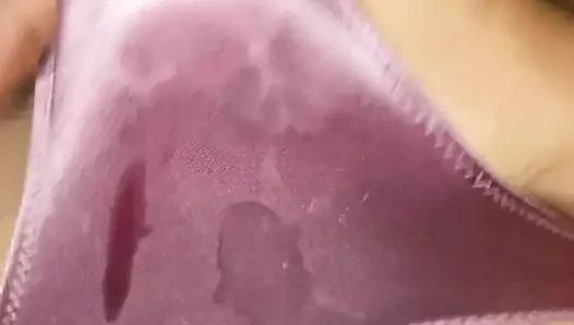 xsmall saten bikini 2. cum