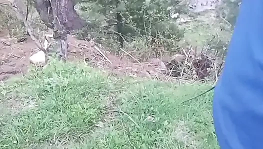 Part 2 - Desi outdoor sex with a stranger girl in the jungle.