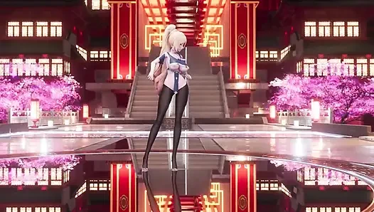 [mmd] Marionette erotik üniformalı siyah çorap