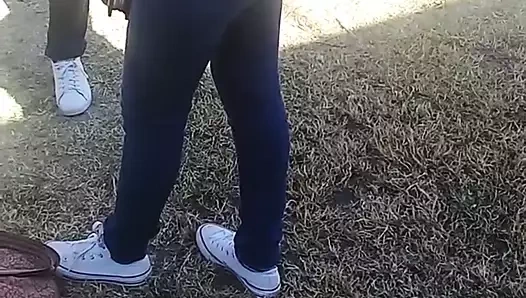 Sokak kızının götü