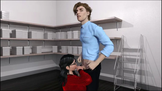 Maria ve Josh'ı arşiv odasında yakaladım