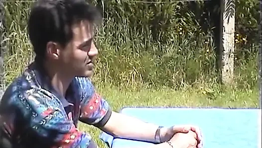 Una charentaise pasa un casting al aire libre