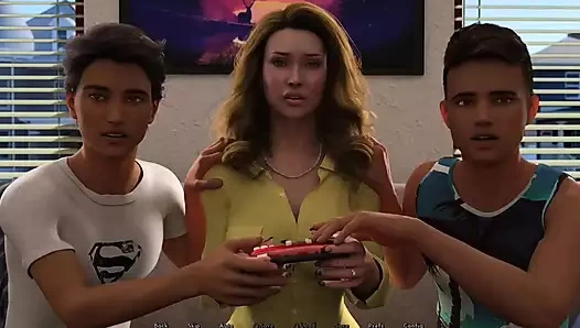 Awam 12 gömleğimi yırtana kadar erkeklerle tv oyunları oynuyor