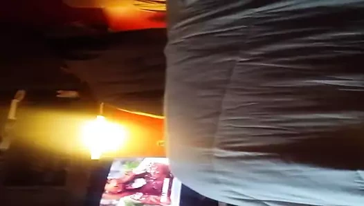 Sadece bir bbw ile dalga geçiyor