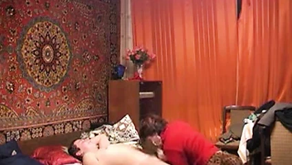 The Russian woman and young person on secret to apartment. Epizod # 1.