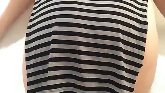 Üvey kız kardeşim Crystal kocası işe gittiğinde evde yerde mastürbasyon yapıyor