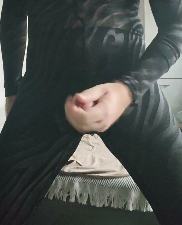 Catsuit içinde boşalma