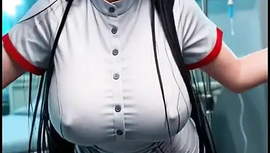 Ateşli hemşire dansı (ai animasyonu)