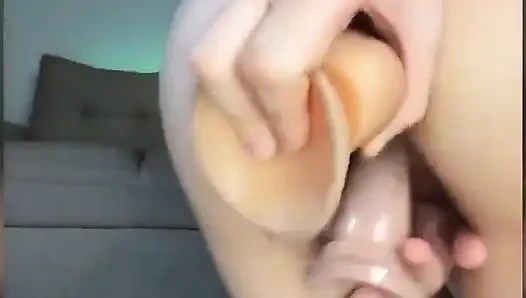 Çifte penetrasyon yakın çekim ve en ateşli sakso