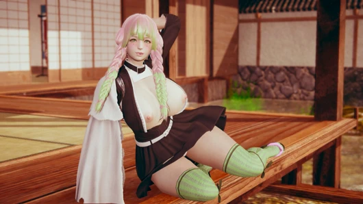 Şeytan katili den Mitsuri Kanroji sansürsüz anime hentai