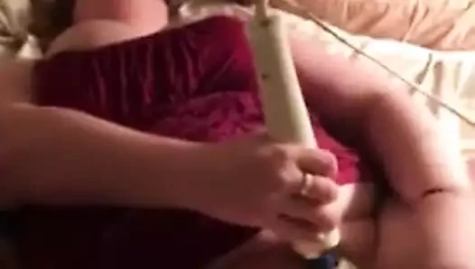 Dik olgun bbw masturbates