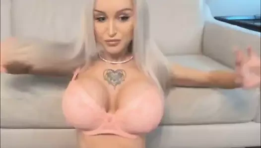 Dev memeler sarışın yapar ona kedi slippery ıslak