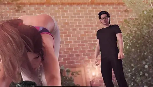 Gri dayzero'nun alanları - bölüm 15 - ateşli seksi karım loveskysanx tarafından yoga yapıyor