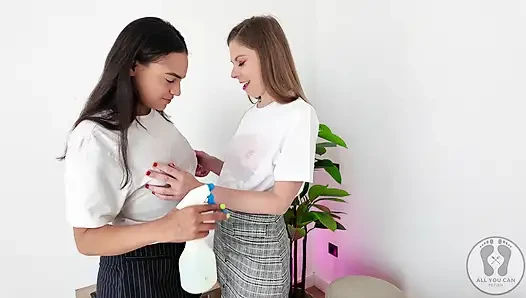 Ana Spears Alice Maze ofis kızları çarşamba ıslak tişört