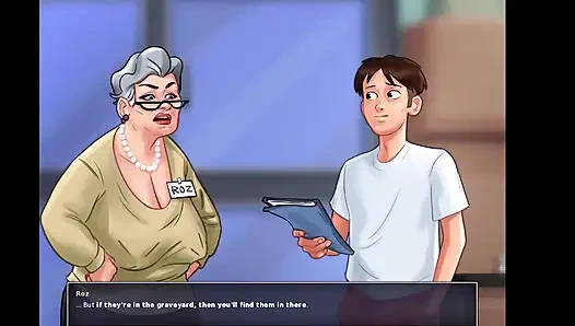 Yaz mevsimi efsanesi: yaşlı Roz'un sikini siktim