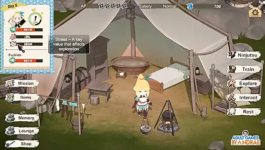 Kaç, elf ninjam! 3 boyutlu oyun bölüm 2 - Lizet'in eğitimi ve keşfi başlıyor
