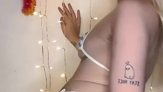 Spookybarbiegirl - gotik kız anime bikini striptiz