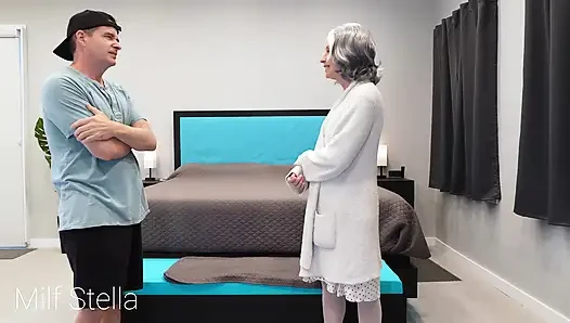 Stepgrandma'mı hamile bıraktım - gilf adventures e31 - orta yaşlı seksi kadın stella