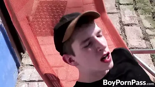 Yakışıklı philip kraus çılgınca onun azgın arkadaşı denis ra sürmek