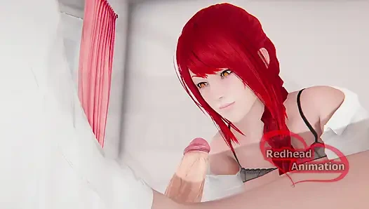 Denji Makima'yı sikiyor - motorlu testere adam