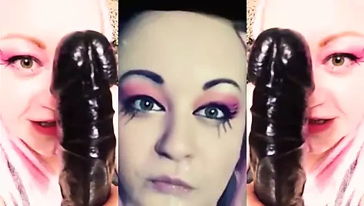 Seni büyük zenci yarağı döl çöplüğüne dönüştürüyor - dildoyu em joi