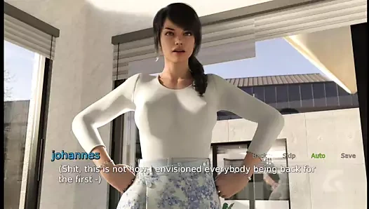 Gizli yaz #6 - Leanne ayağıyla aletime dokunuyor